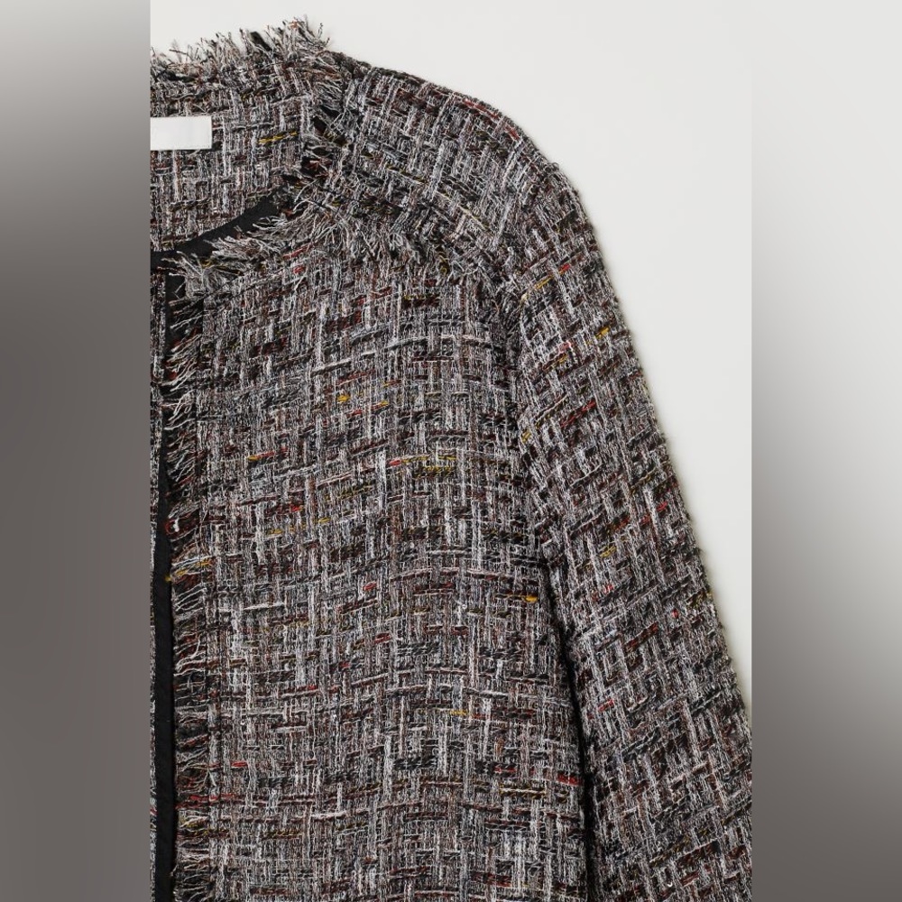 H&M Shimmering Tweed-like Jacket - Picture 2 of 9